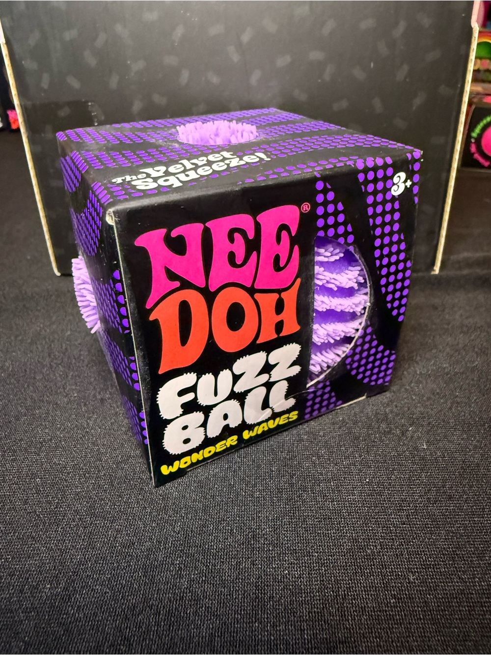 NeeDoh Fuzz Ball Wonder Waves - Purple